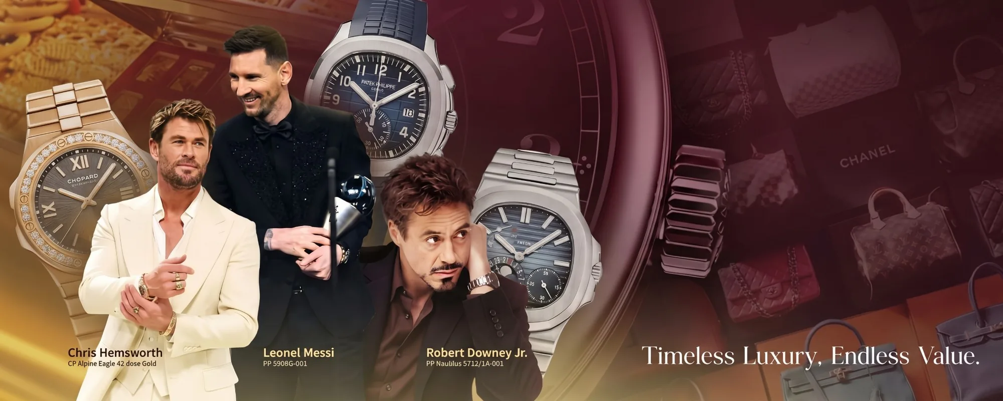 นาฬิกาหรูรุ่นดัง Patek Philippe Nautilus Aquanaut และ Chopard Alpine Eagle